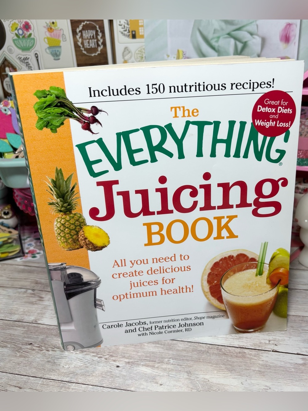The Everything Juicing Book Carole Jacobs Paperback 150 Recipes Complete Guide